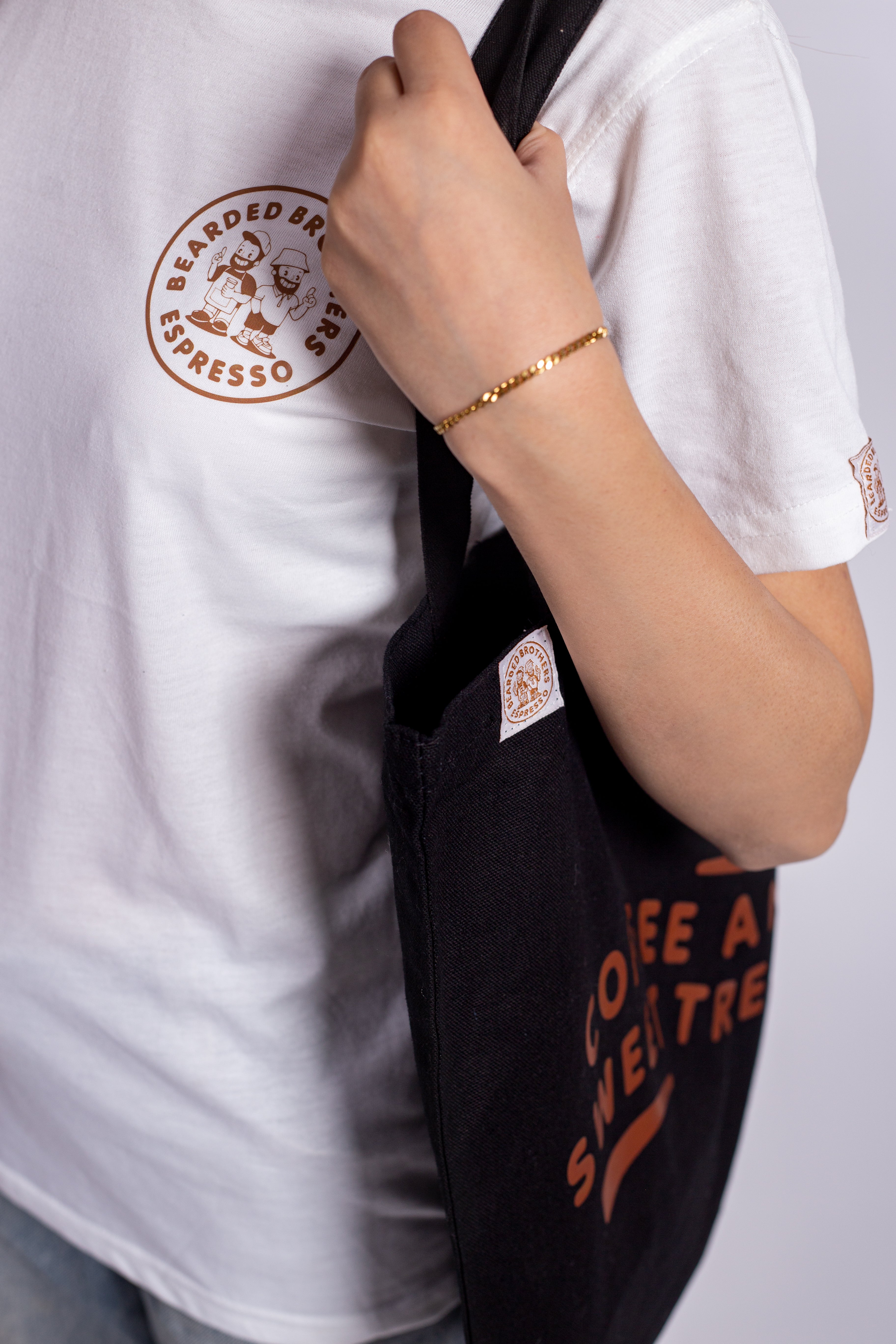 Bearded Brother Espresso Tote Bag